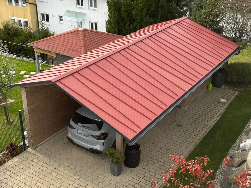 Carport_Blechdach-konische-Scharen_88145-Hergatz